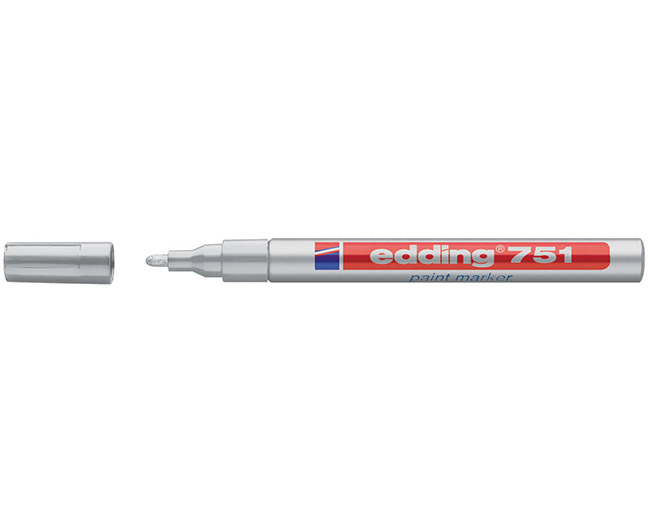 EDDING 751 PAINT MARKER 1-2MM HOPEA - Lasitaulutussit, liidut - 65675 - 1