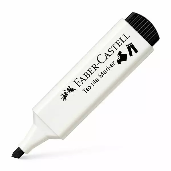 Faber-Castell Tekstiilikynä musta - Merkkauskynät, -tussit - 159525 - 1