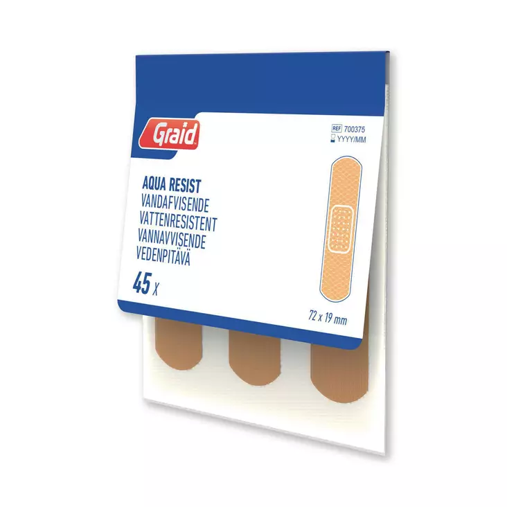 Graid muovilaastari, 1 kpl=2x45 - Ensiapu, työsuojaus ja työterveys - 17319335 - 1