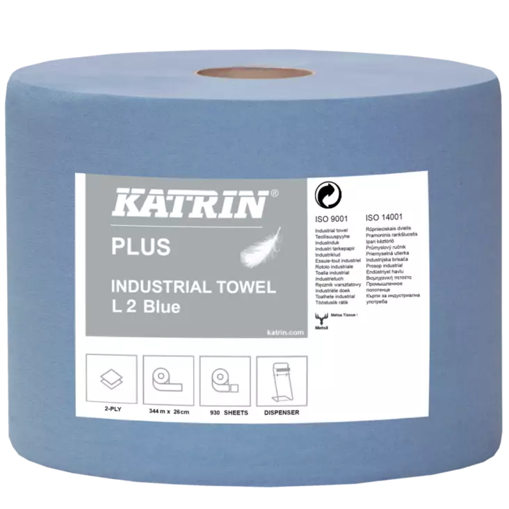 Katrin Plus Industrial Towel L2 Blue - Vetopyyhkeet - 206195 - 2