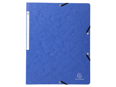 Kulmalukkokansio A4 kartonki 400g sininen - Kansiot - 202005 - 1