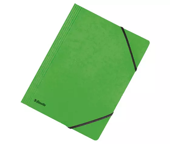 Kulmalukkokansio Esselte A4 ei läppiä vihreä - Kansiot - 63025 - 1