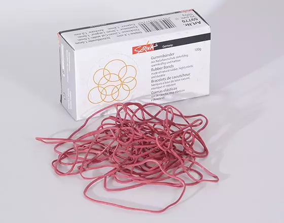 Kuminauha Scriva ohut 70mm 100g pun - Kumirenkaat - 57165 - 1