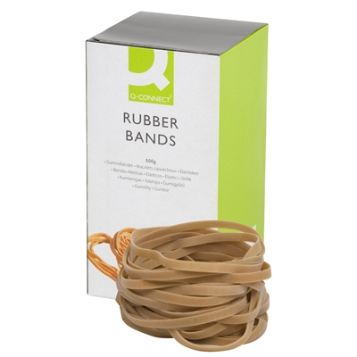 Kumirengas Q-Connect nro 69 6X150mm ruskea/500g - Kumirenkaat - 252405 - 2