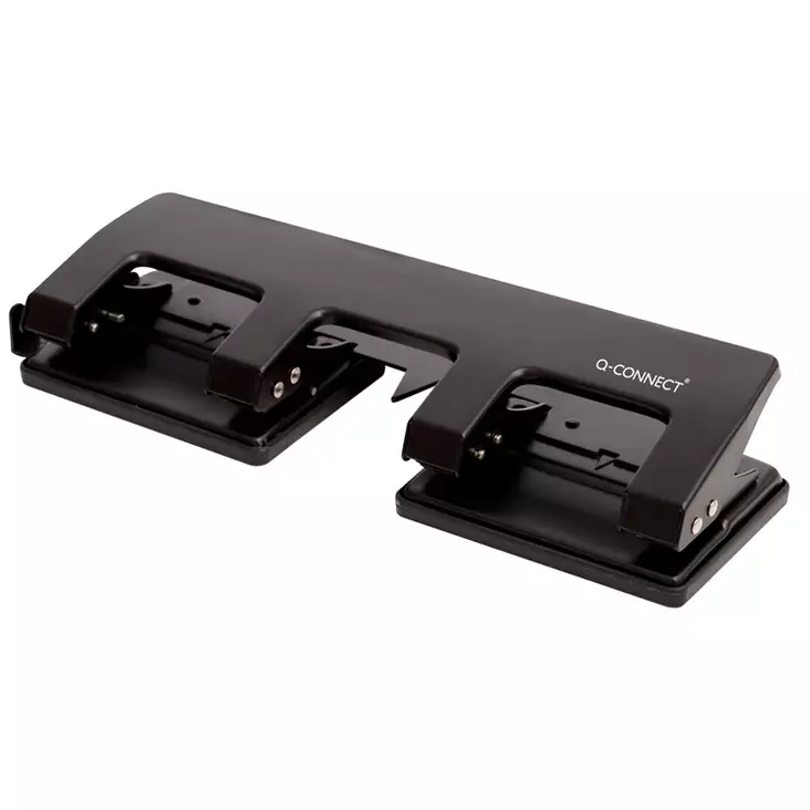 Lävistäjä Q-Connect 8x8x8cm 4-reikäinen 25 arkkia musta - Lävistäjät, rei´ittäjät - 250205 - 1