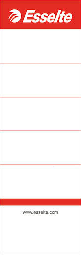 Mappietiketti kartonki 50mm ESSELTE/100 - Mapit - 115255 - 1