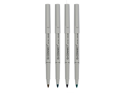 Merkkauskynä Q-Connect F vesiliukoinen muste 4 väriä - Merkkauskynät, -tussit - 309765 - 1
