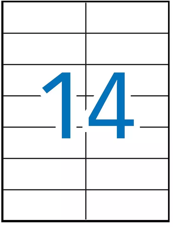 Monitoimitarra 105X42,4 14-osainen - Paperitarra-arkit A5, A4 - 112715 - 1