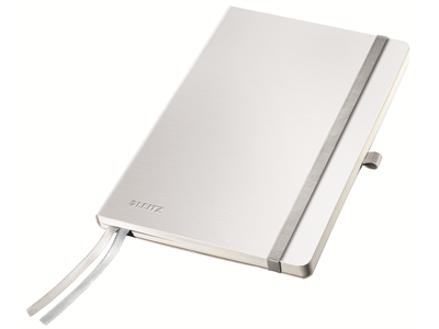 Muistikirja Leitz Style A5/80 kova kansi viivat valkoinen - Muisti- ja konttorikirjat - 210195 - 1