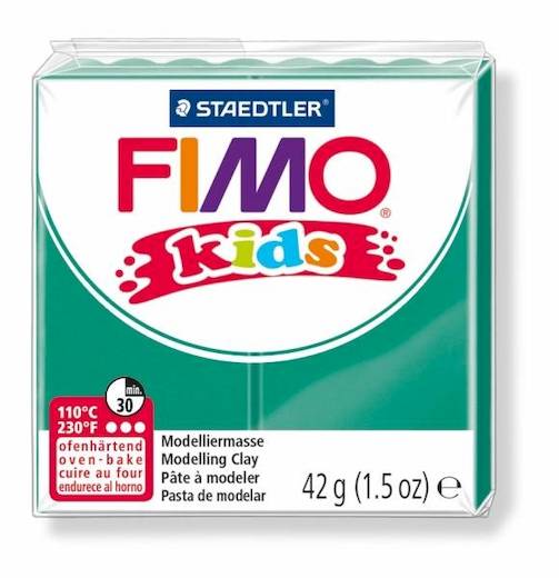 Muovailuvaha 42g FIMO Kids Vihreä - Muovailuvahat - 80305 - 1