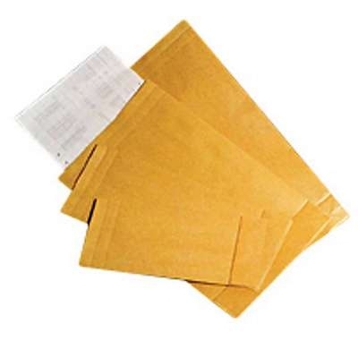 Näytepussi 160x340x60 mm 105g ruskea - Postituspussit- ja pakkaukset - 241055 - 1