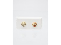 Outlet Panel 2xRCA Audio - Wall Connection - WI221285 - 1