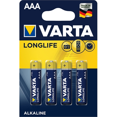 Paristo Varta Longlife AAA LR03/4 - Paristot, varavirtalähteet - 252065 - 2