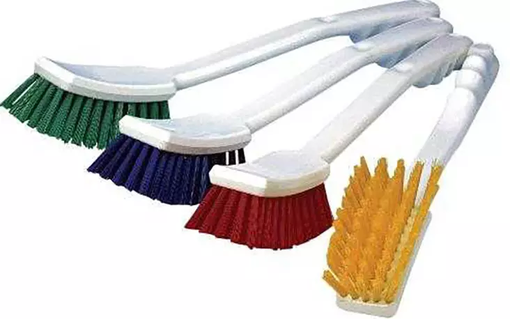 Pesuharja lyhytvartinen keskikova Haug sininen 2 kpl - Siivous-ja keittiötarvikkeet - 17075 - 1