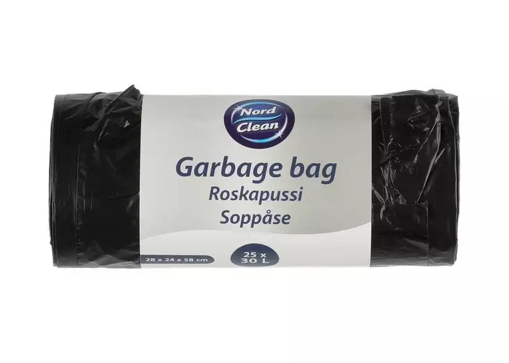 Roskapussi 30 L sangoilla NORD CLEAN - Jätepussit- ja säkit - 174835 - 1