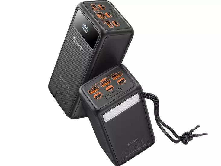 Sandberg Powerbank USB-C PD 130W 50000 - Laturit ja varavirtalähteet - 420-75 - 1