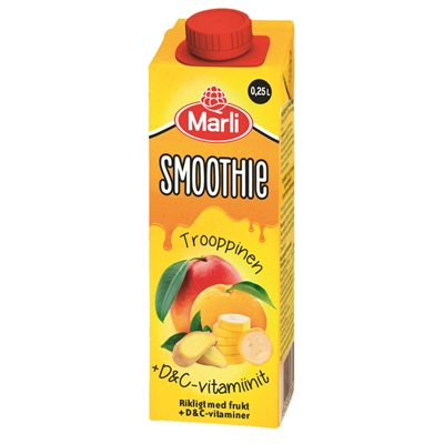 Smoothie Marli trooppinen D&C -vitamiinit 2,5 dl - Smoothiet ja mehukeitot - 269365 - 1