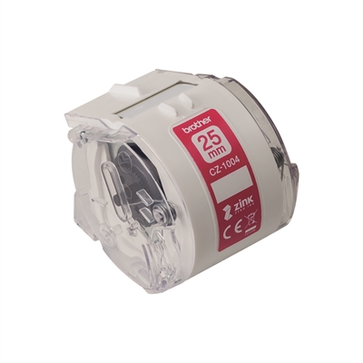 Tarrarulla Brother CZ-1004 leveys 25 mm x 5 m - Brother tarrakirjoittimet ja tarrateipit - 254535 - 1