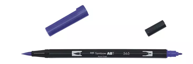 Tombow ABT Dual Brush 565 deep blue - Taidekynät - TOM11565 - 1