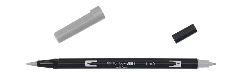 Tombow ABT Dual Brush N65 cool grey 5 - Taidekynät - TOM12065 - 1