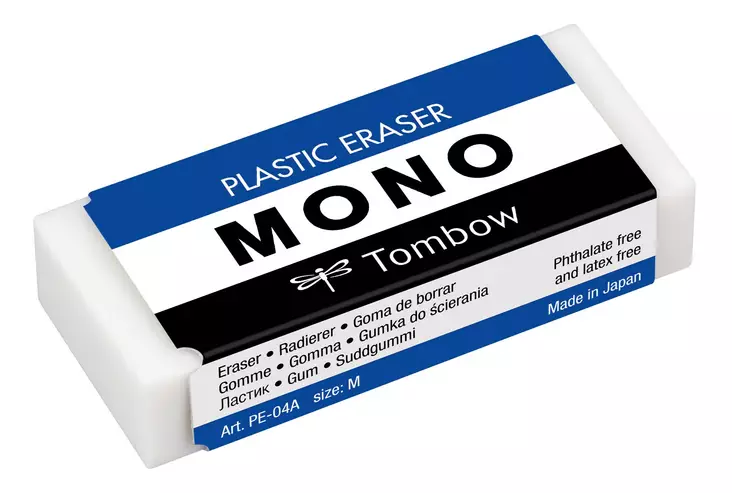 Tombow pyyhekumi MONO M 55x23x11mm /20 - Lyijykynät - TOM30475 - 1