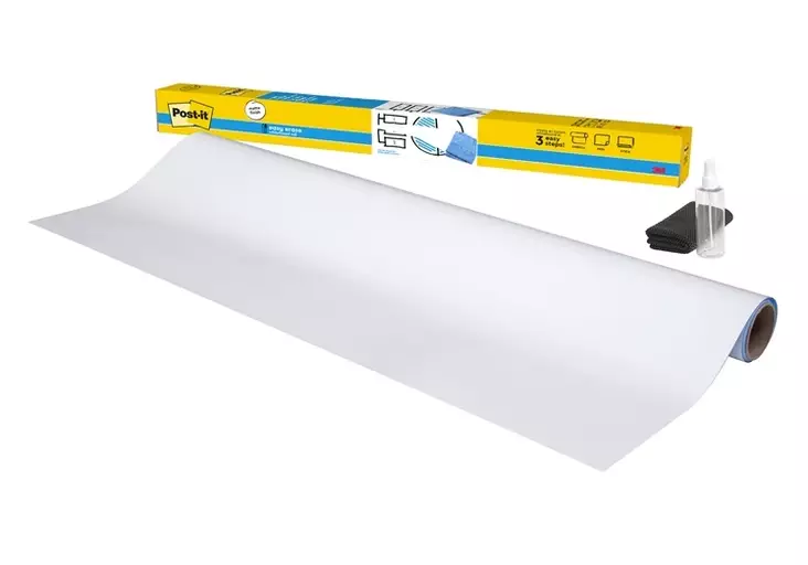 Valkotaulukalvo Post-it Easy Erase 60,9 x 91,4 cm - Lasi,valko,pellava,korkki,fläppi,-taulut - 564145 - 5