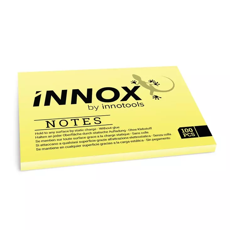 Viestilappu Innox Notes 100x70 mm keltainen - Viestilaput, muistilaput, kuutiot - 236845 - 1