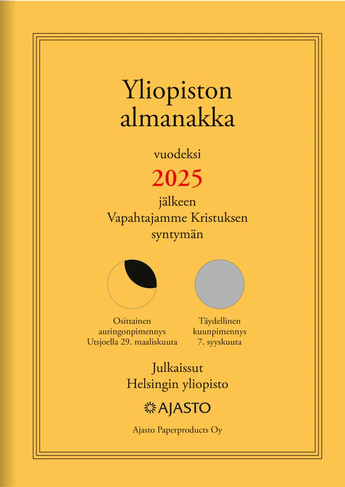 Yliopiston almanakka A4 - Pöytäkalenterit - 2671661025 - 1