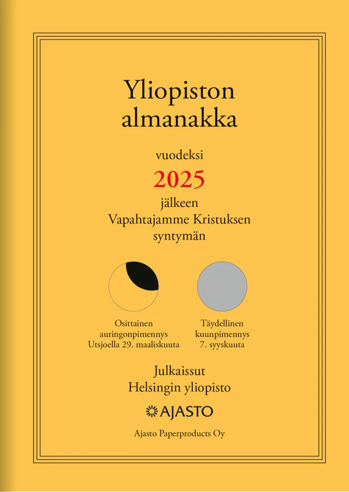Yliopiston almanakka A6 2025 - Taskukalenterit - 2671660025 - 1