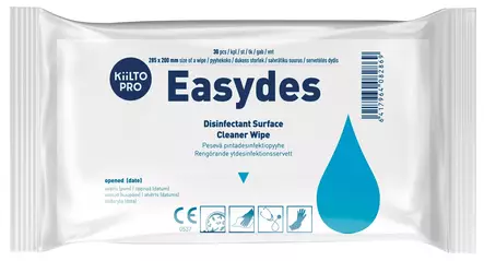 Kiilto Pro Easydes desinfektiopyyhkeet 30 pyyhettä - Pesu- ja puhdistusaineet - 8286 - 2