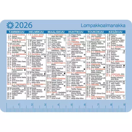 Lompakkoalmanakka 2026 - Taskukalenterit - 2671622016 - 4