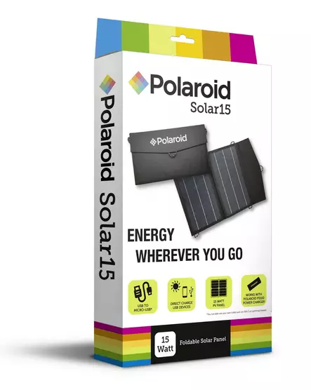 Polaroid Solar 15 -aurinkopaneeli - Paristot, varavirtalähteet - 717-849416 - 1