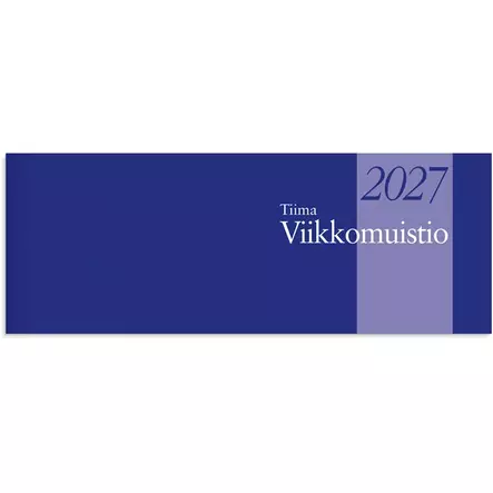 Pöytäkalenteri 2027 Tiima Viikkomuistio sidottu - Muistikirjat - 10166 - 1