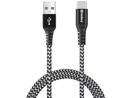 Sandberg Survivor USB-C- USB-A Cable (1m) - USB-tuotteet - SDG441-36 - 1