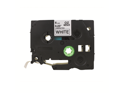 Tarrakasetti Q-Connect TZe211 6mm valk/must - Brother tarrakirjoittimet ja tarrateipit - 254236 - 1