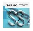 S-koukku 10cm 4kpl/pkt TARMO - Kiinnitystarrat, -teipit - 110256 - 1