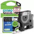 Tarrakasetti DYMO Durable D1 12 mm valkoinen/musta - Dymo tarrakirjoittimet ja tarrateipit - 254126 - 1