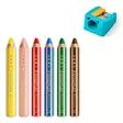 Coloured pencil Noris Junior chunky 3in1 (6) - Värityskynät - STA140C6 - 5