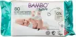 Kosteuspyyhe Bambo Nature 80 kpl - Henkilöhygienia, ihon hoitotuotteet - 168716 - 1
