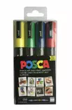 Maalikynä POSCA 1,8mm pyöreä 4 väriä - Merkkauskynät, -tussit - 165736 - 1