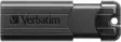 Muistitikku Verbatim USB 3.0 PinStripe 16GB, musta - Muistitikut, CD-, DVD-levyt - VER32736 - 3