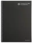 Ajasto Päivämuistio 2026 pöytäkalenteri kierresidottu musta 210 x 297mm - Pöytäkalenterit - 2676220126 - 1