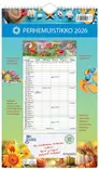 Ajasto Perhemuistikko 2026 seinäkalenteri 250 x 415mm - Seinäkalenterit - 2670327026 - 1