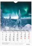 Ajasto Suomi 2026 seinäkalenteri 290 x 415mm - Seinäkalenterit - 2670319026 - 2