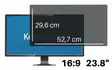 Tietoturvasuoja Kensington 23,8" Wide 527x296mm - Häikäisy- ja tietoturvasuojat - KEN626486 - 3