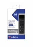 Verbatim USB 3.0 Keypad Secure Drive muistitikku 64GB, (USB-A) - Muistitikut, CD-, DVD-levyt - VER35136 - 1