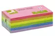 Viestilappu Q-Connect värilajitelma 76x76mm 12 nidettä - Viestilaput, muistilaput, kuutiot - 17236 - 1