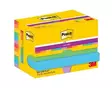 Viestilappu Super Sticky Playful collection 47,6 x 47,6mm 12kpl - Viestilaput, muistilaput, kuutiot - 7100290166 - 2