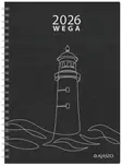 Ajasto Wega Eko 2026 pöytäkalenteri musta 148 x 210mm - Pöytäkalenterit - 2676229316 - 1