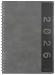 Ajasto Wega Life 2026 pöytäkalenteri 148 x 210 mm harmaa - Pöytäkalenterit - 2676228226 - 1
